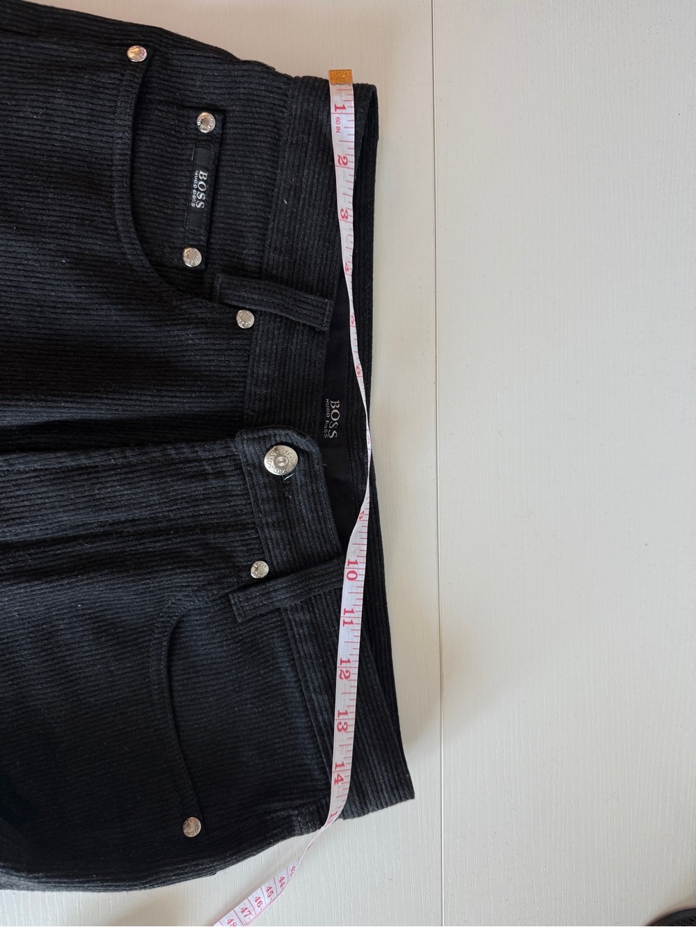 BOSS Hugo Boss Womens Black WideLeg Jeans Quiet Luxury Business Casual Girl Boss - Picture 5 of 6